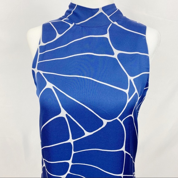 Jessica Simpson, Blue & White Pattern Dress, XS - Picture 2 of 7